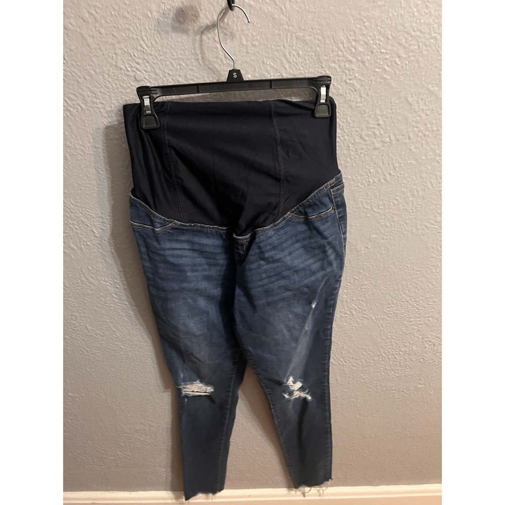Isabel Maternity Capris‎ Blue Jeggings Size 6